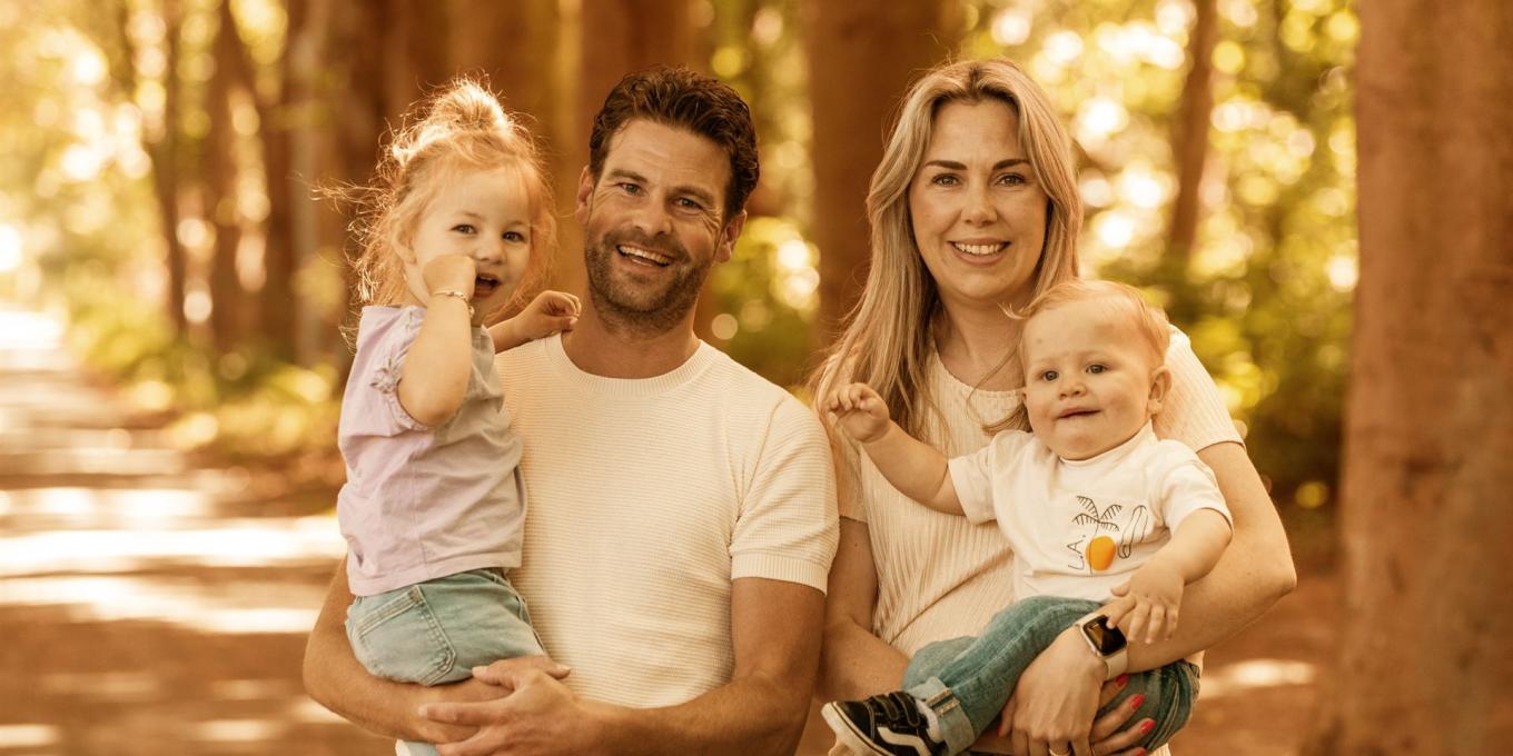 Fotoshoot met de hele familie op Buitenhof de Leistert